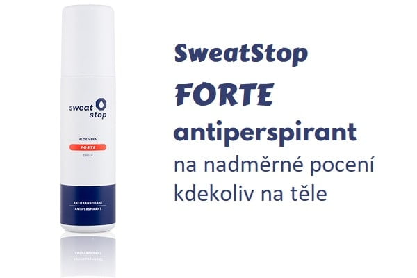 sweatstop forte antiperspirant na nadměrné pocení kdekoliv na těle